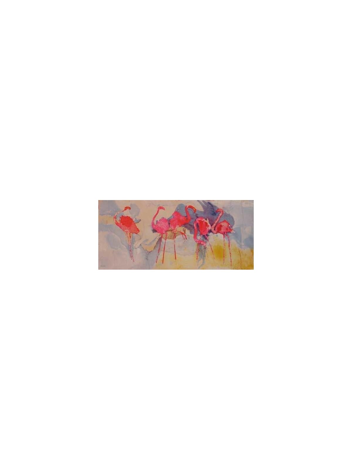 Flamingo Fantasia. Artist: Edwin Salomon. Handsigned & Numbered Limite